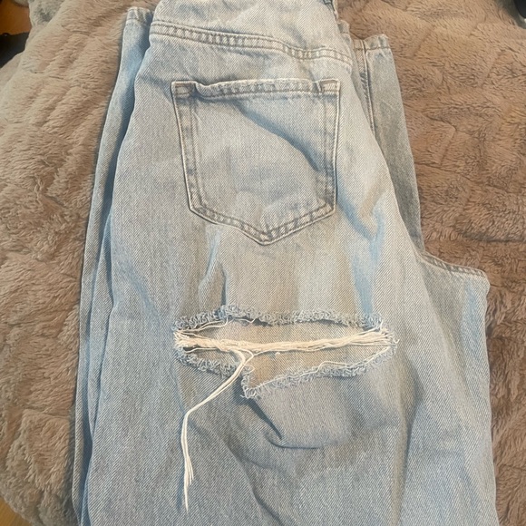 Garage High Rise Baggy Jeans - Iza Blue. - Picture 4 of 6